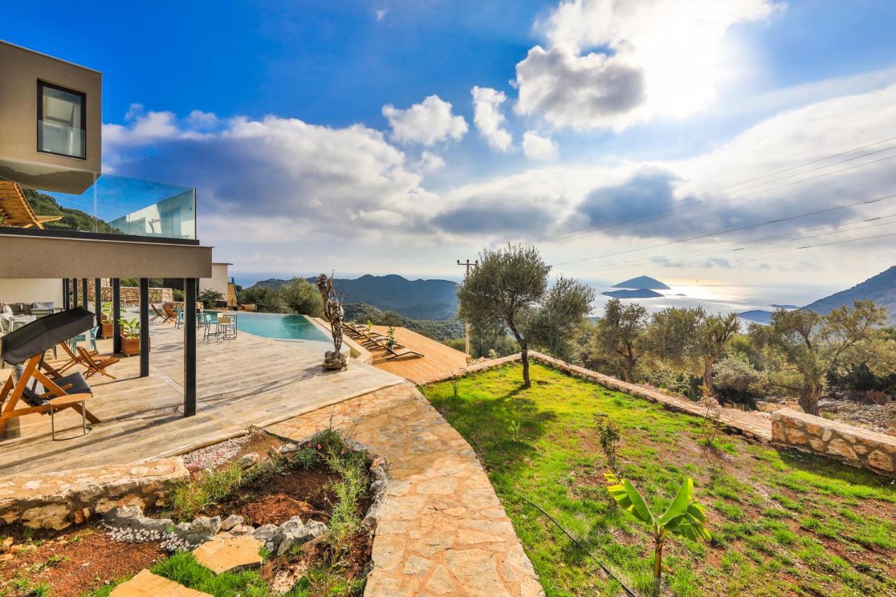 14 Premium Villas With Openair Restaurant&Tennis Court In Nature - Notos Club Kaş Dış mekan fotoğraf