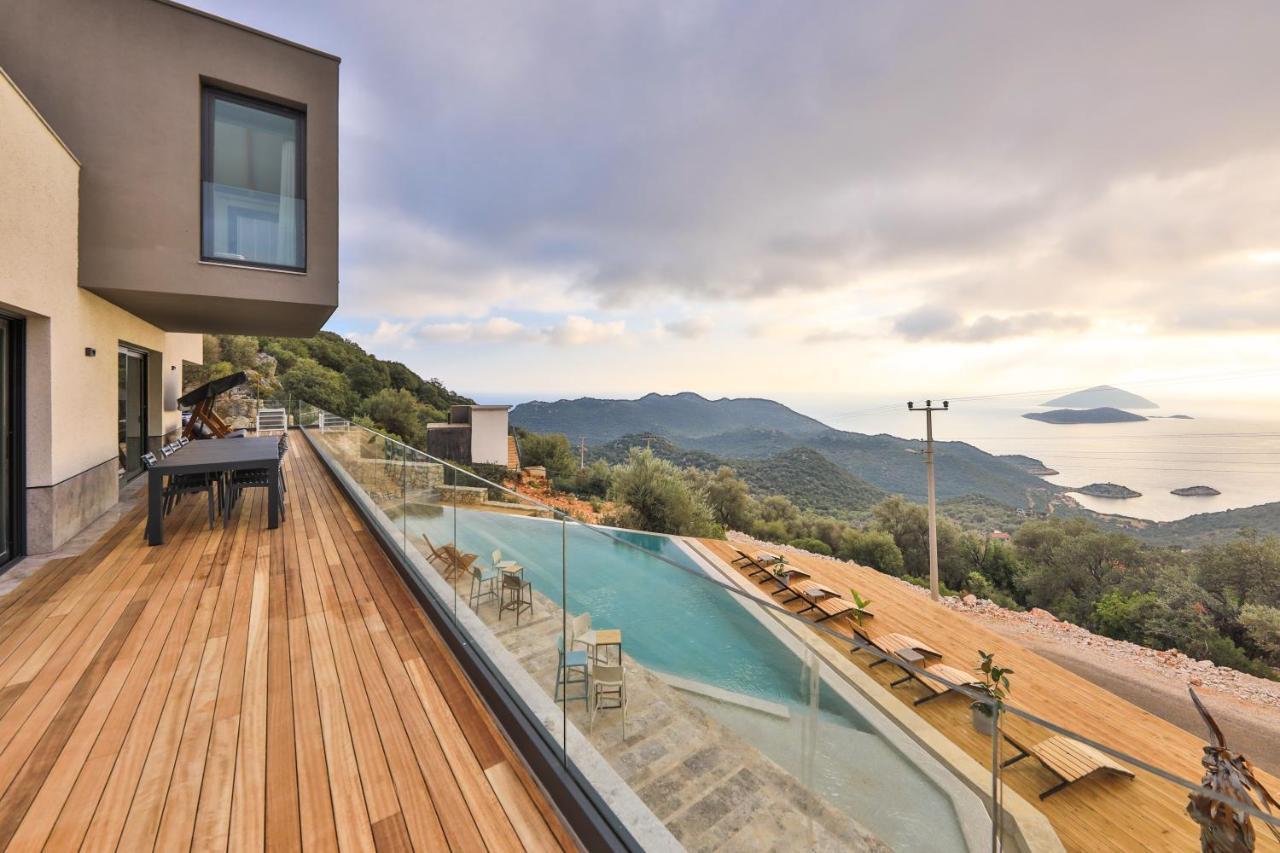 14 Premium Villas With Openair Restaurant&Tennis Court In Nature - Notos Club Kaş Dış mekan fotoğraf