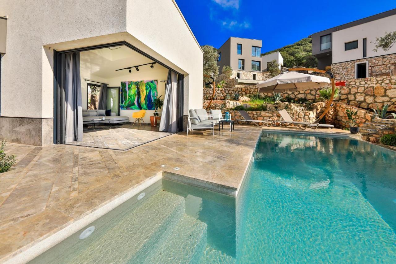 14 Premium Villas With Openair Restaurant&Tennis Court In Nature - Notos Club Kaş Dış mekan fotoğraf