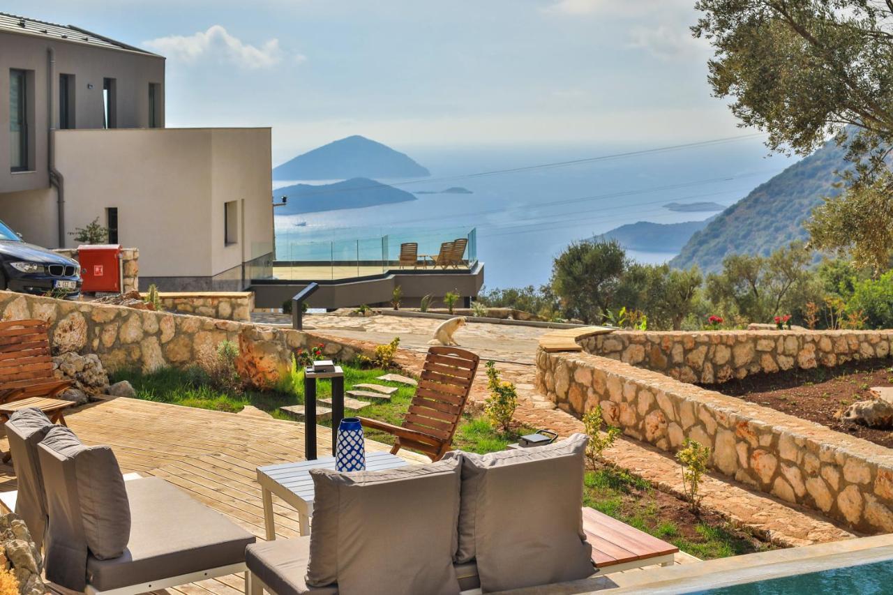 14 Premium Villas With Openair Restaurant&Tennis Court In Nature - Notos Club Kaş Dış mekan fotoğraf