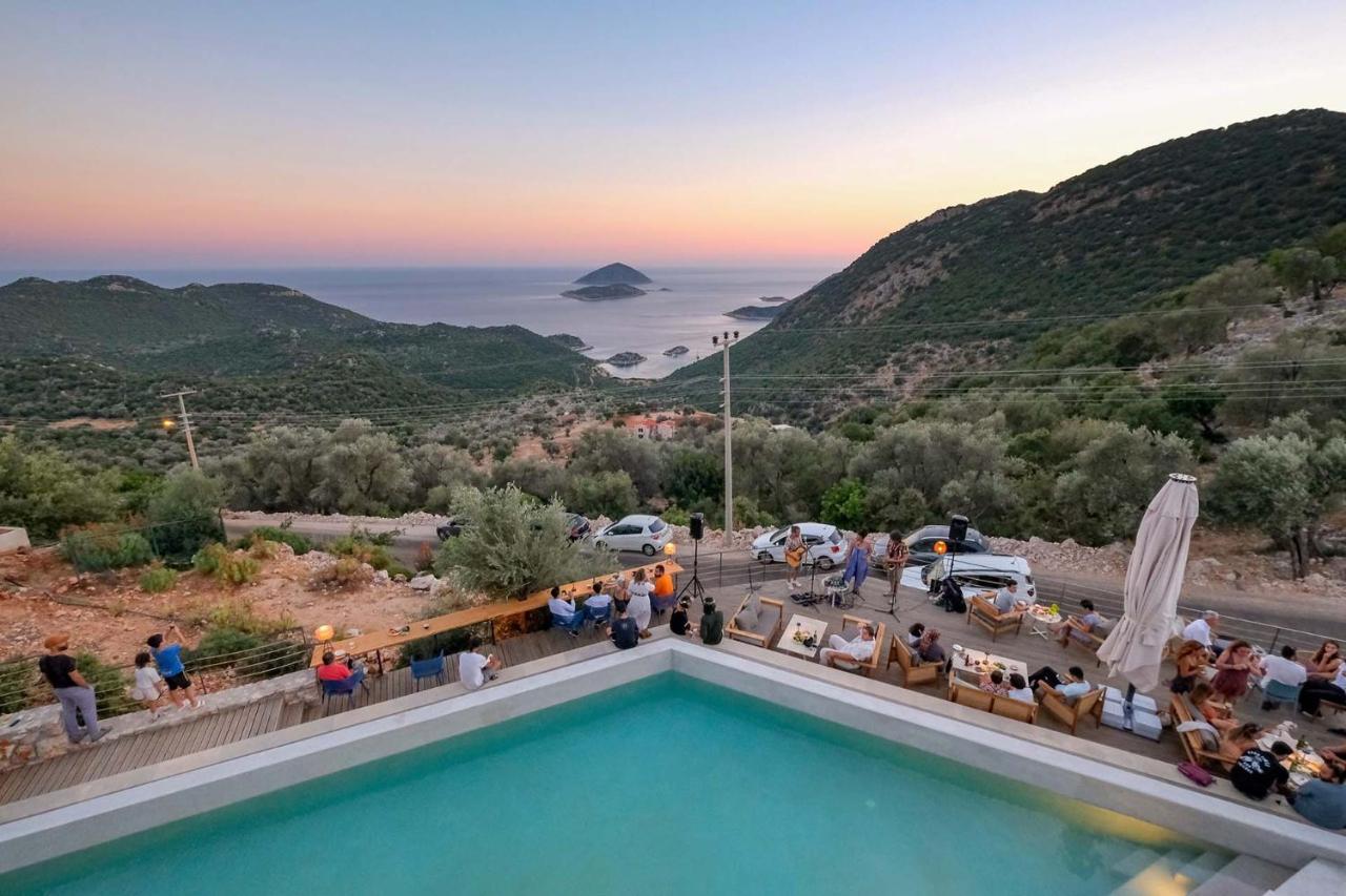 14 Premium Villas With Openair Restaurant&Tennis Court In Nature - Notos Club Kaş Dış mekan fotoğraf