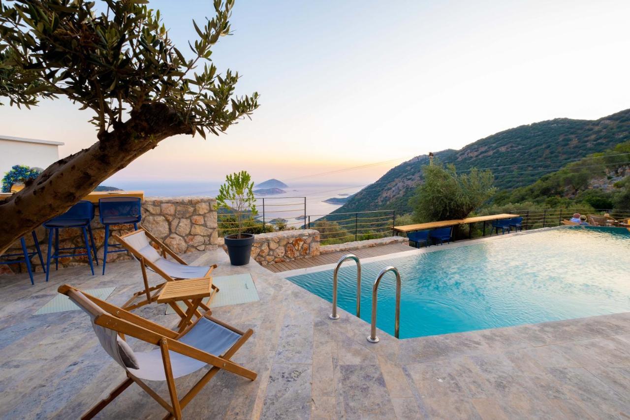 14 Premium Villas With Openair Restaurant&Tennis Court In Nature - Notos Club Kaş Dış mekan fotoğraf