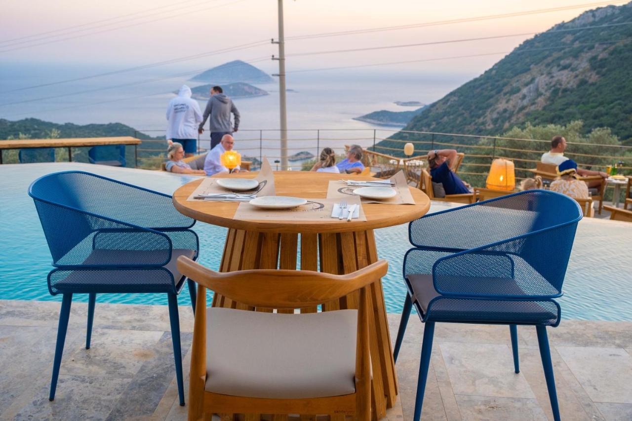 14 Premium Villas With Openair Restaurant&Tennis Court In Nature - Notos Club Kaş Dış mekan fotoğraf