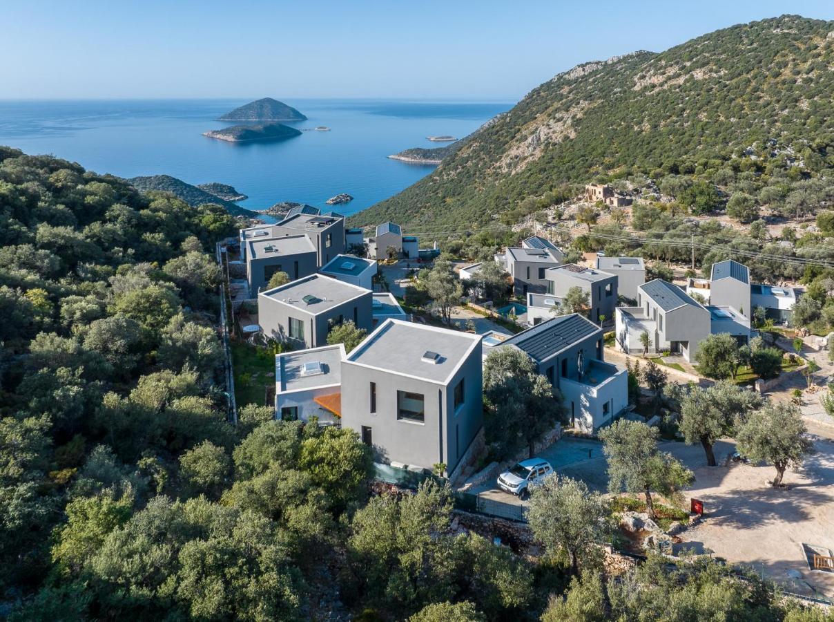 14 Premium Villas With Openair Restaurant&Tennis Court In Nature - Notos Club Kaş Dış mekan fotoğraf