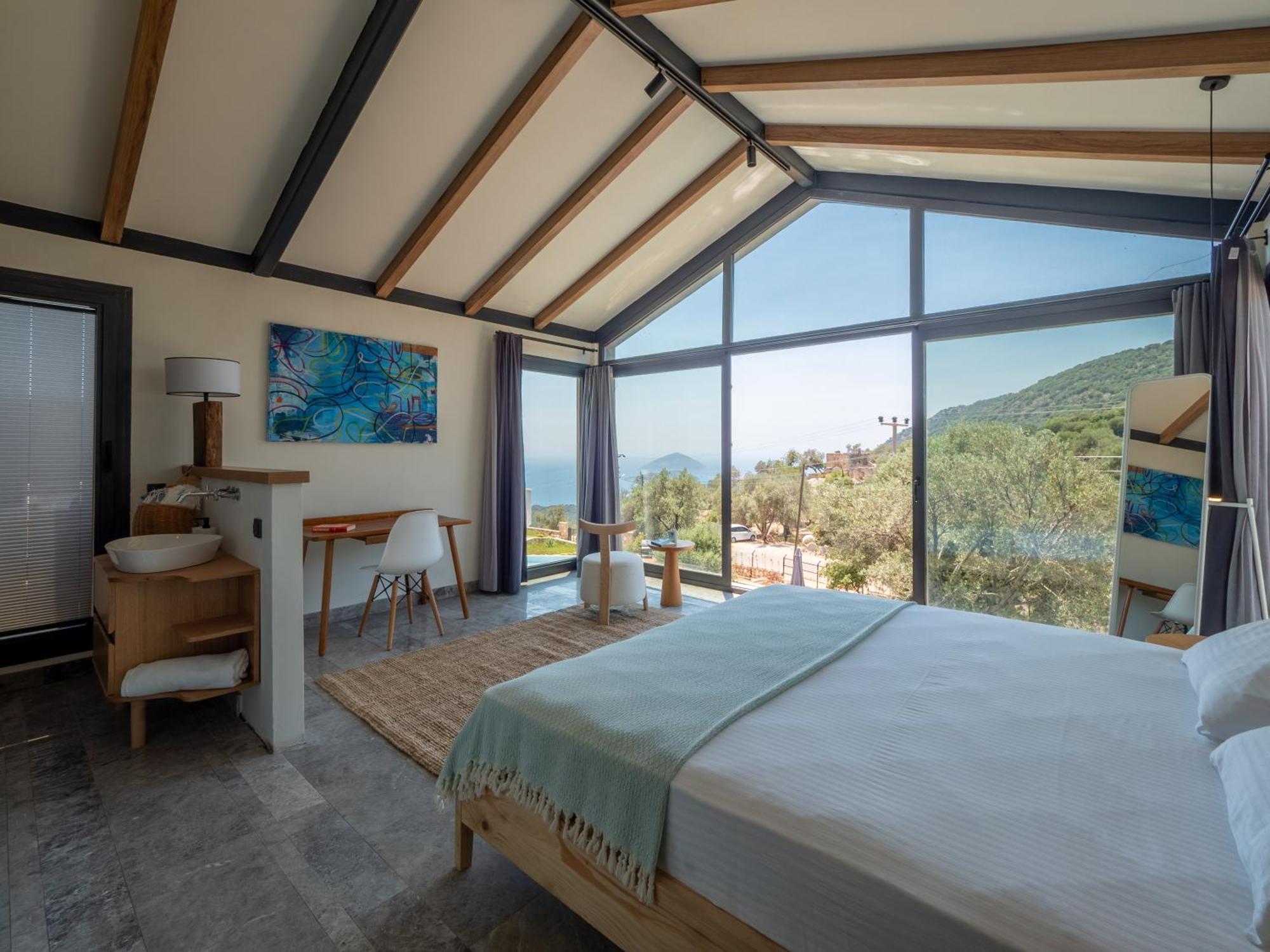 14 Premium Villas With Openair Restaurant&Tennis Court In Nature - Notos Club Kaş Dış mekan fotoğraf